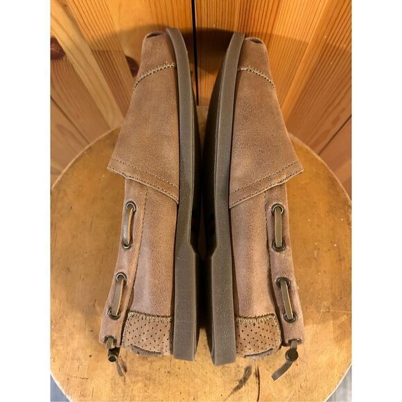 Bobs From Skechers Chill Luxe Buttoned Up 33731 Flats Women's Size 8.5 Brown - Picture 6 of 8